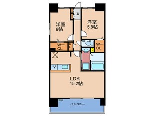 ポラリス松ヶ枝の物件間取画像